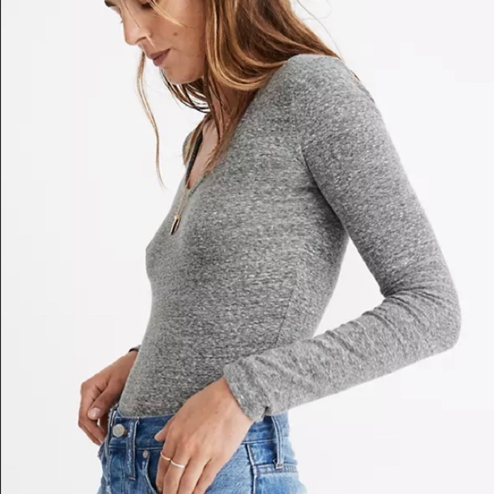 NWOT Madewell long sleeve bodysuit